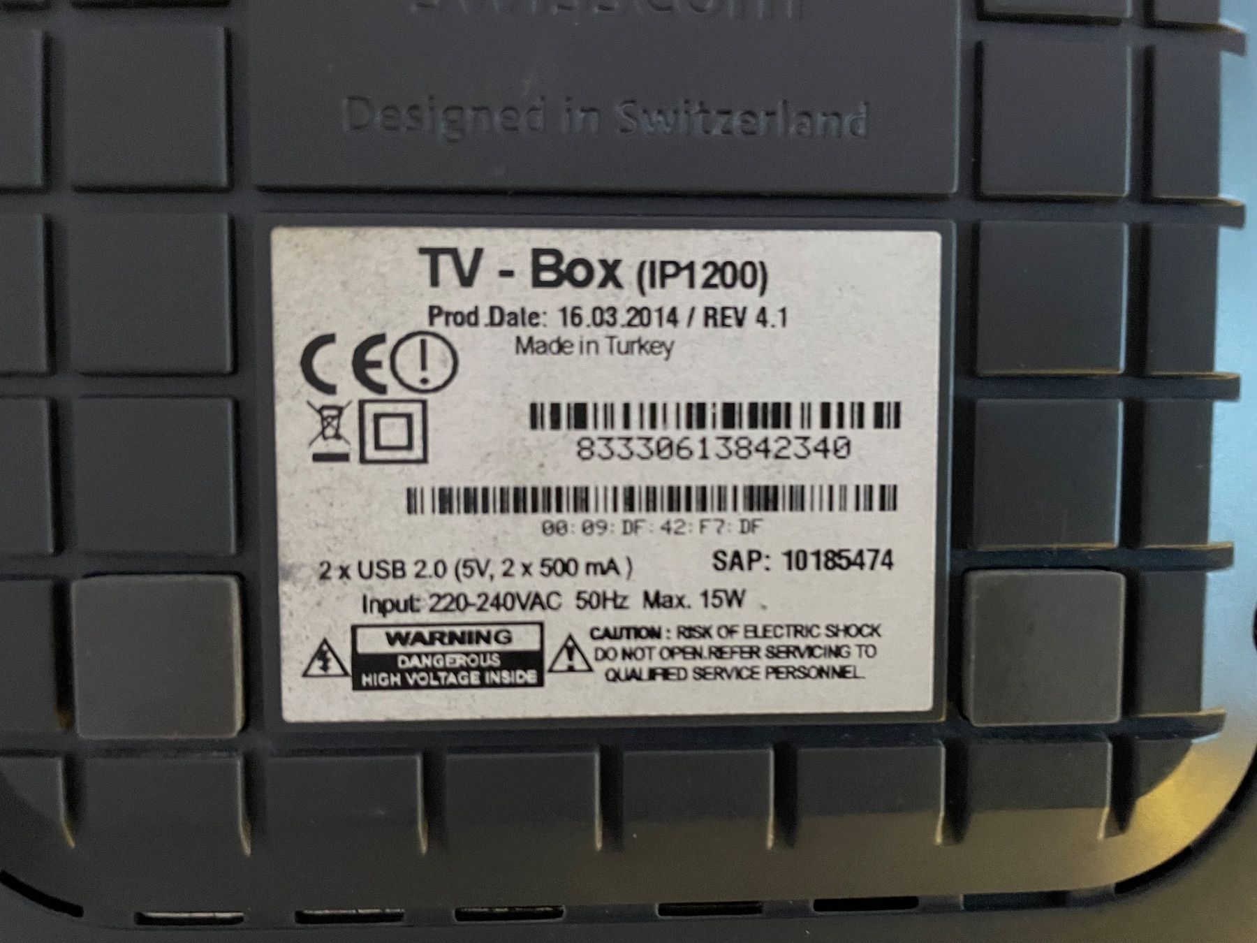 Swisscom Modems & Router: Modem boîtier TV Swisscom - BLUETOOTH TV SWISSCOM – Gebraucht aus Denges von Ricautomotive 2