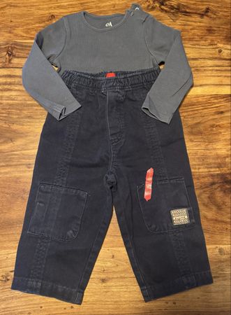 Set Baby Langarmshirt und Hose 