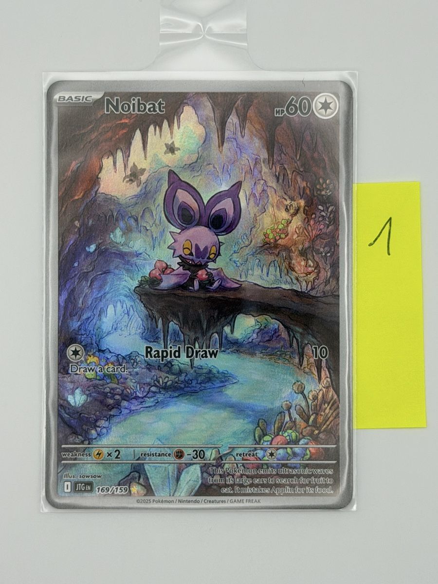 Pokémon Carte collezionabili: Pokémon Noibat 169/159 – Nuovo (secondo la descrizione) da Uster venduto da CDM96