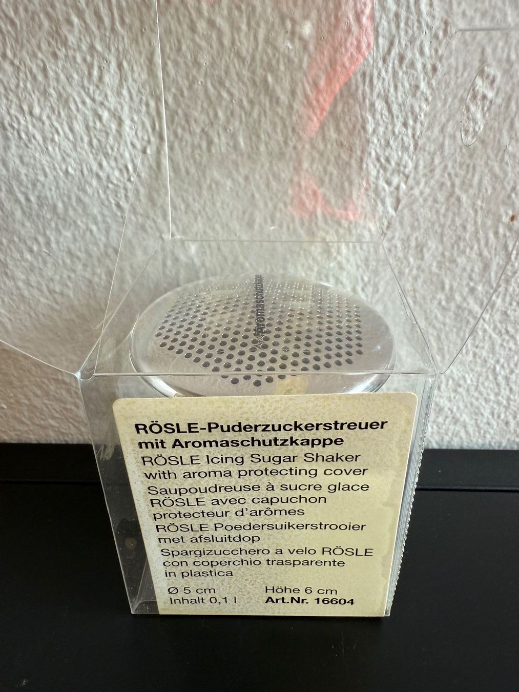 Appareils de cuisine: Rösle-Puderzuckerstreuer mit Aromaschutzkappe – Neuf avec emballage d'origine à Zürich par ch3906 1