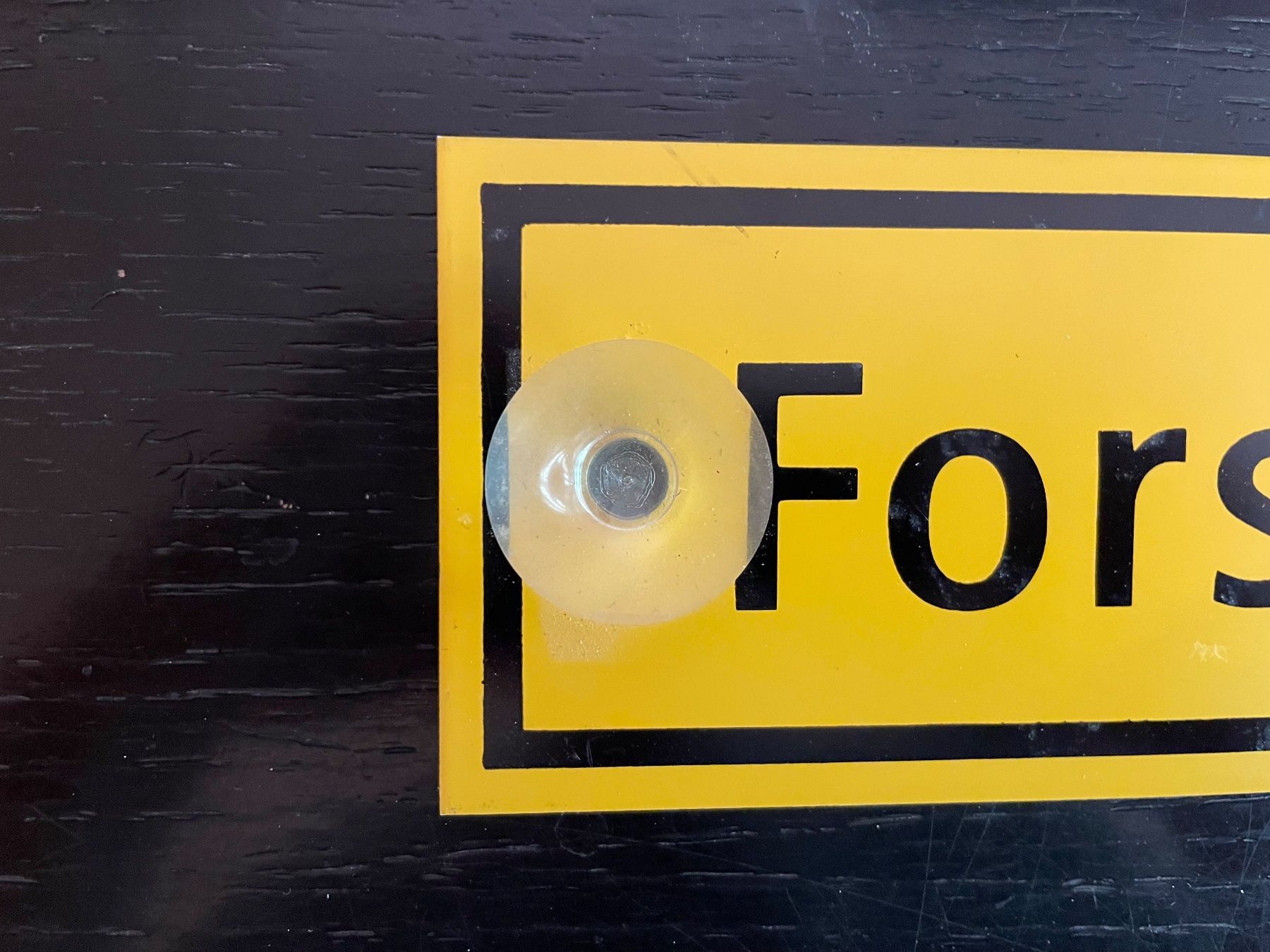 Schilder: Blechschild Forstdienst – Gebraucht aus Aeschlen ob Gunten von Floh028 1