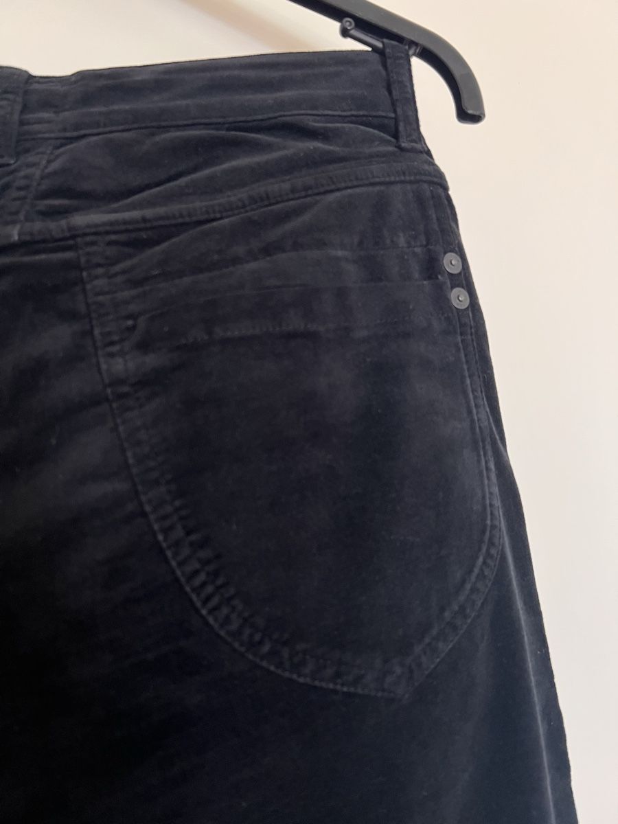 Closed Pantaloni: CLOSED Hose | Samthose | Grösse 40 (IT 46) - Schwarz – Usato da Zürich venduto da Ka-Scha 2