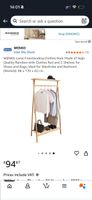 Wenko Bamboo Clothes Rack - Brand New!