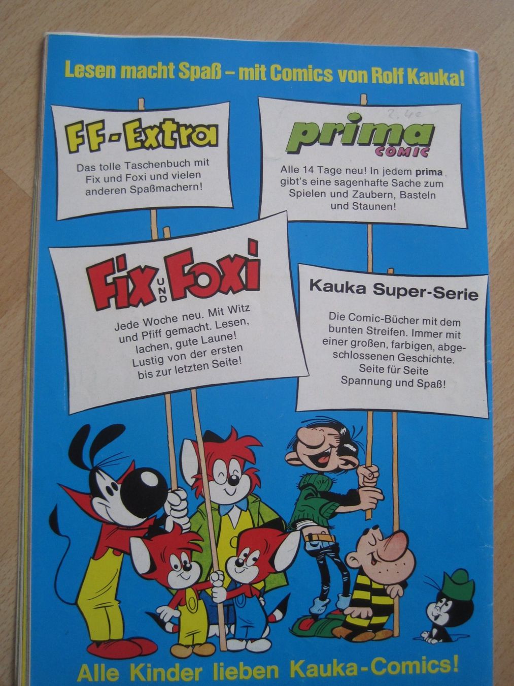 Fumetti: FIX & FOXI FERIEN Sonderheft mit Pfiff  1971  Comic Selten – Usato da Gossau SG venduto da Noryflory 1