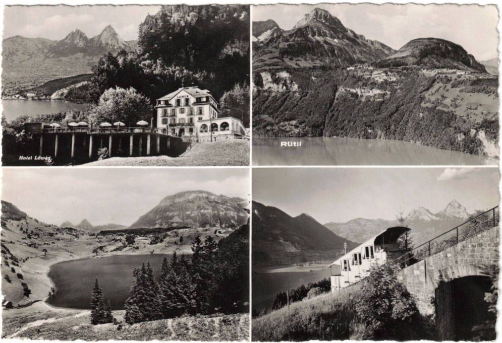 Cartoline postali: Seelisberg - 4 Bild AK – Usato da Binningen venduto da Mountainrider