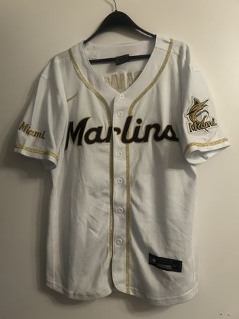Orginal Miami Marlins Gold Jersey