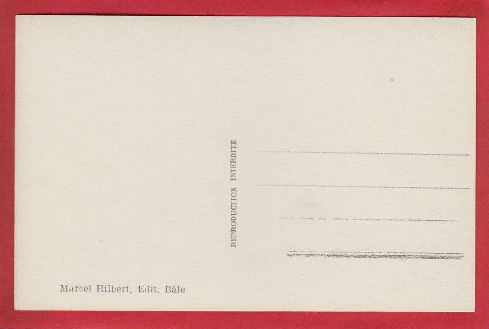 Cartoline postali: BASEL GERBERGASSE – Usato da Grüningen venduto da Kartenlaube 1
