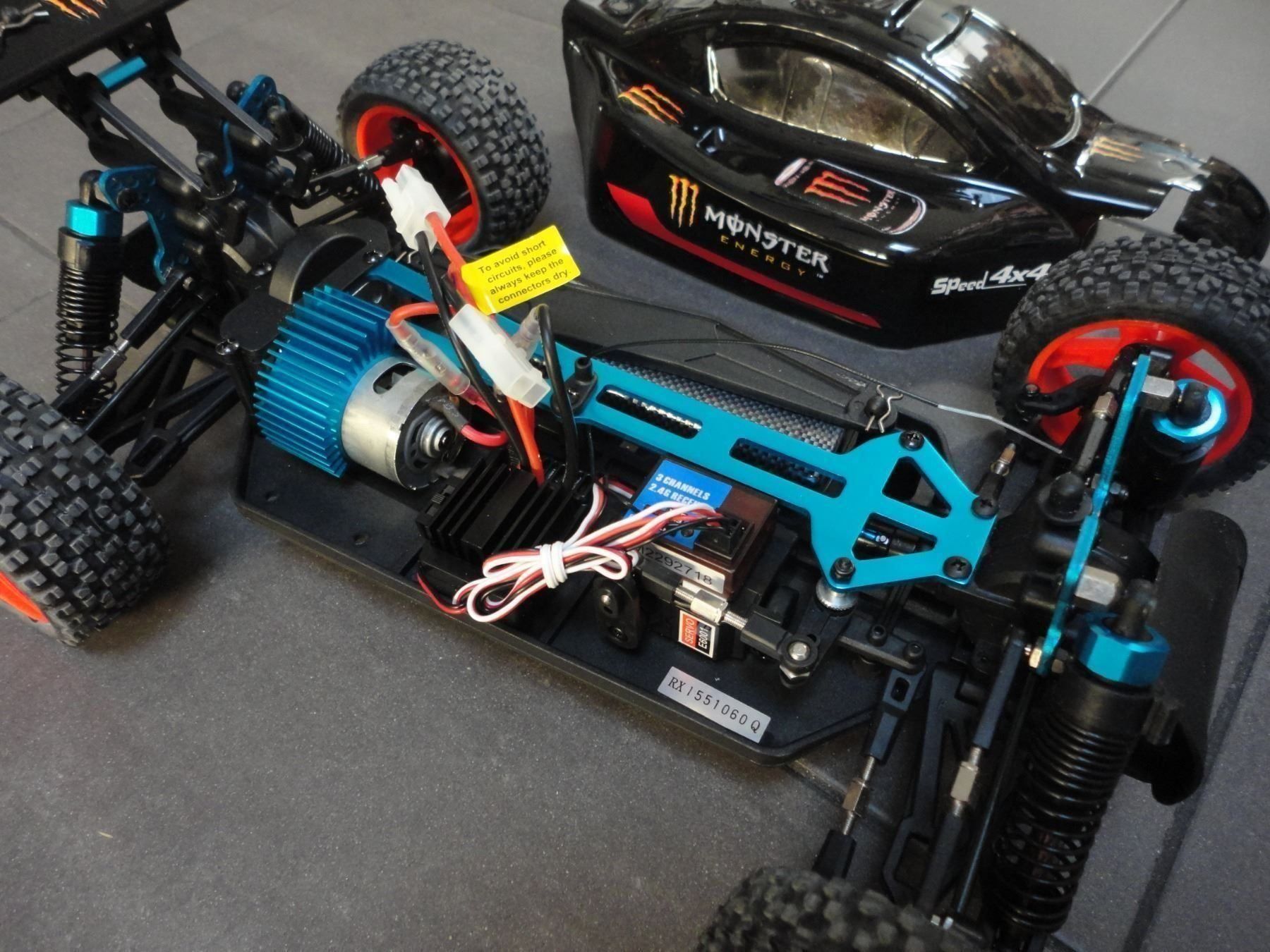 Modellismo RC: Buggy 1:10 komplett-Set alles NEU – Nuovo e nell'imballaggio originale da Horgen venduto da RcModell 4