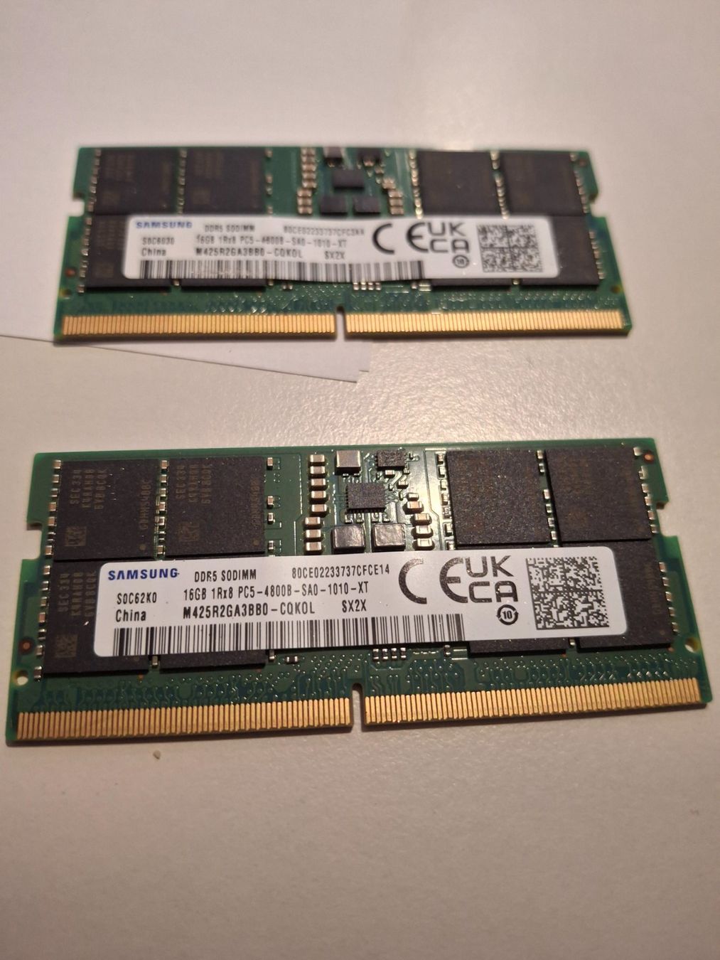 2× 16GB DDR5 RAM SO-DIMM 4800 MHz (Samsung) (Gebraucht) in Basel für ...