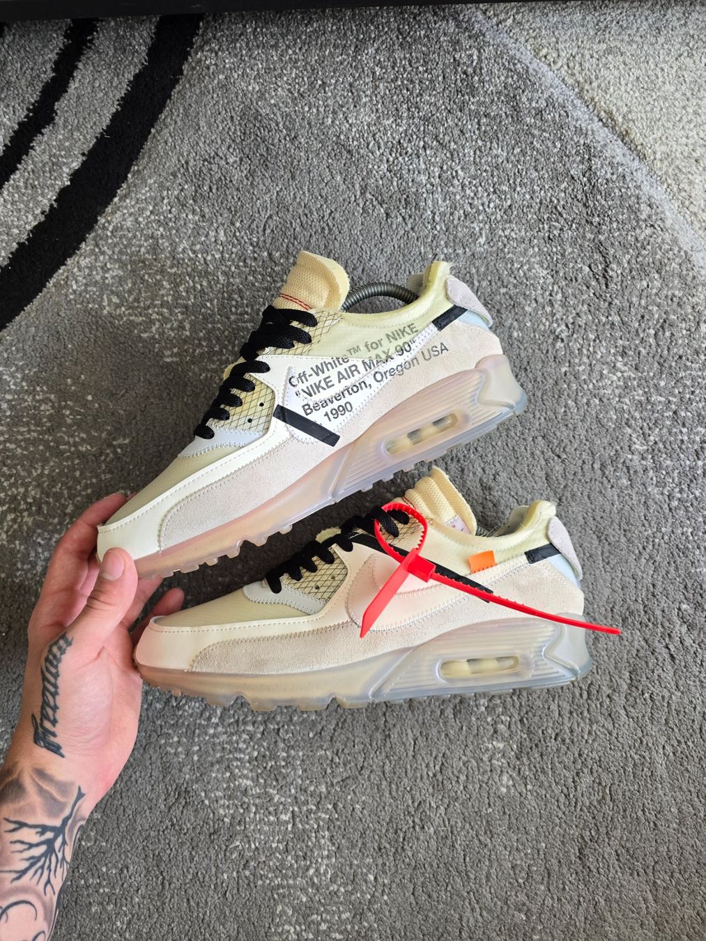 Scarpe da uomo: AM90 OFF WHITE THE TEN – Usato da Bôle venduto da A_Kickstory 4