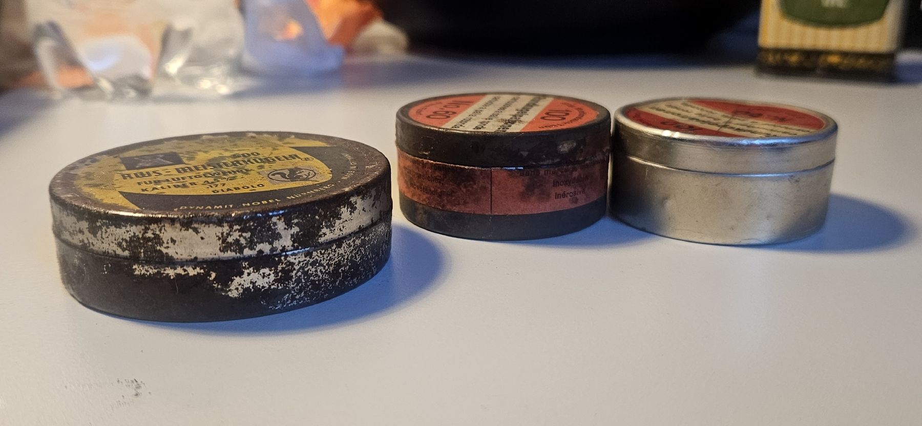 Pots: Alte Blechdosen Munition x3 – D'occasion à Belp par Ginus85 4