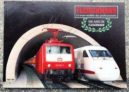 Catalogue Fleischmann, 1987/88, HO, N-piccolo, en français
