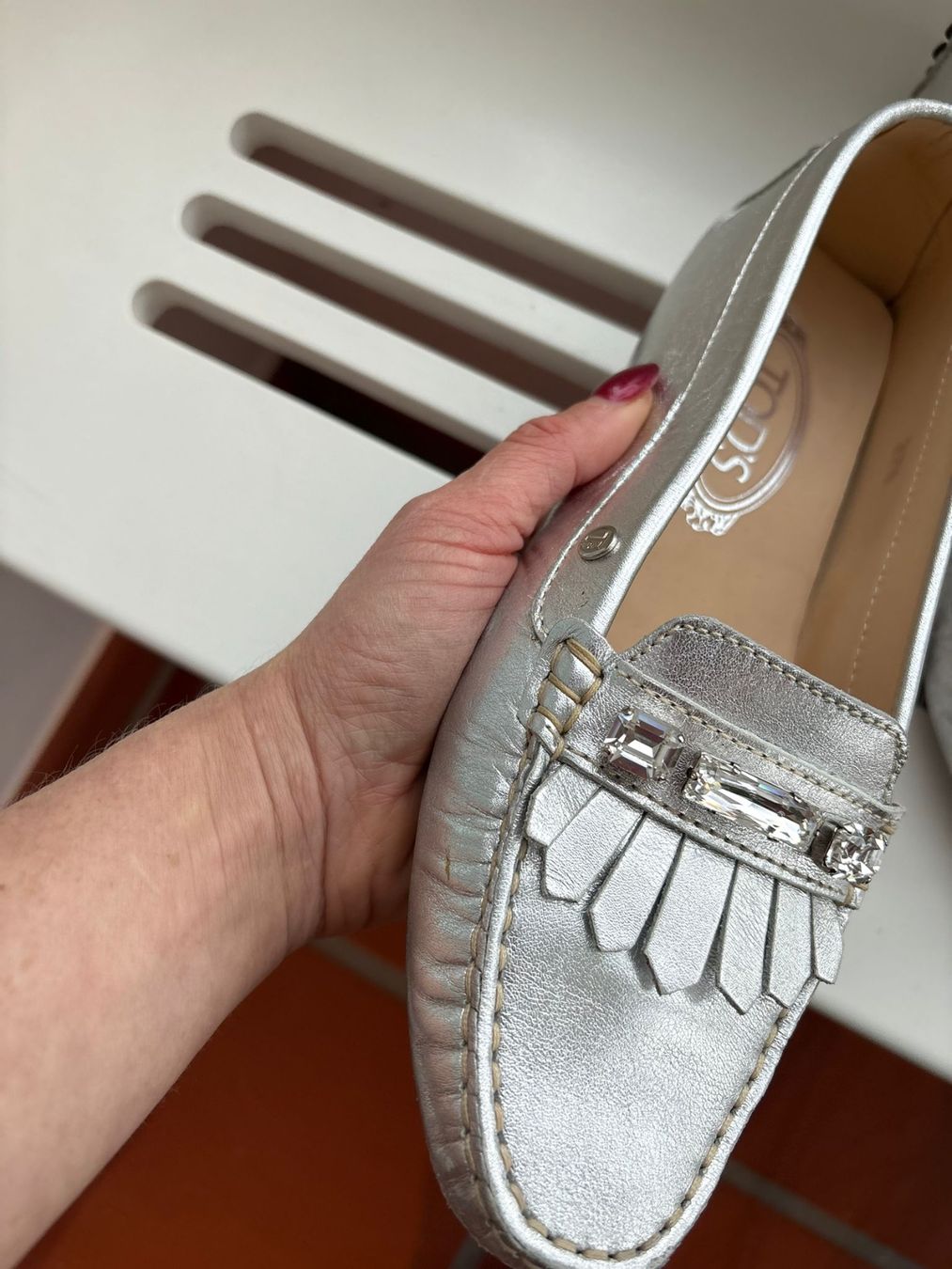 Tod'S Scarpe da donna: Tod's tg. 37,5 argento – Usato da Rancate venduto da FiorAngela011 3
