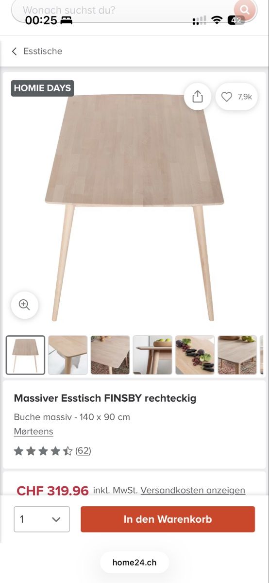 Tische: Table 140 90 – Gebraucht aus Zürich von pon_pv8m 4