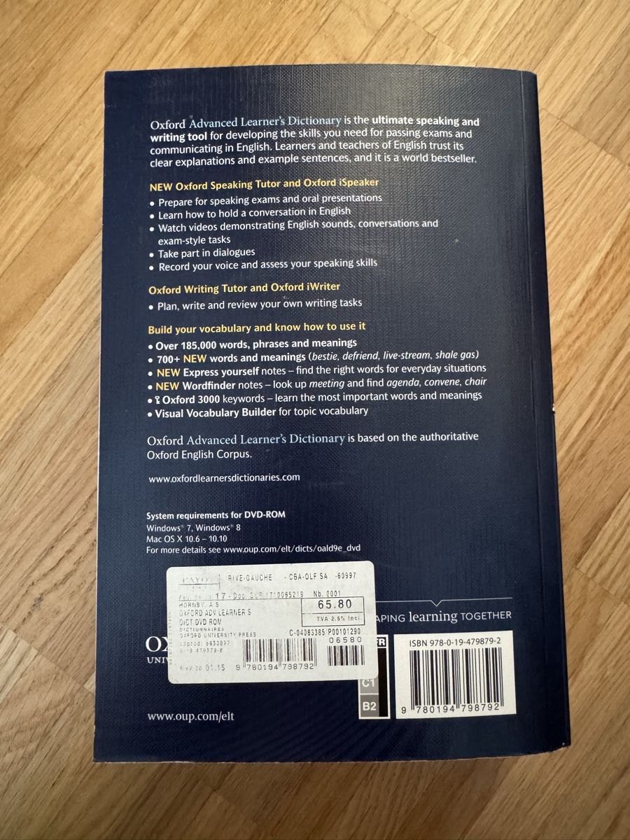 Libri: Oxford Advanced Learner's Dictionary 9th Edition – Usato da Meyrin venduto da mai_pl7s 1
