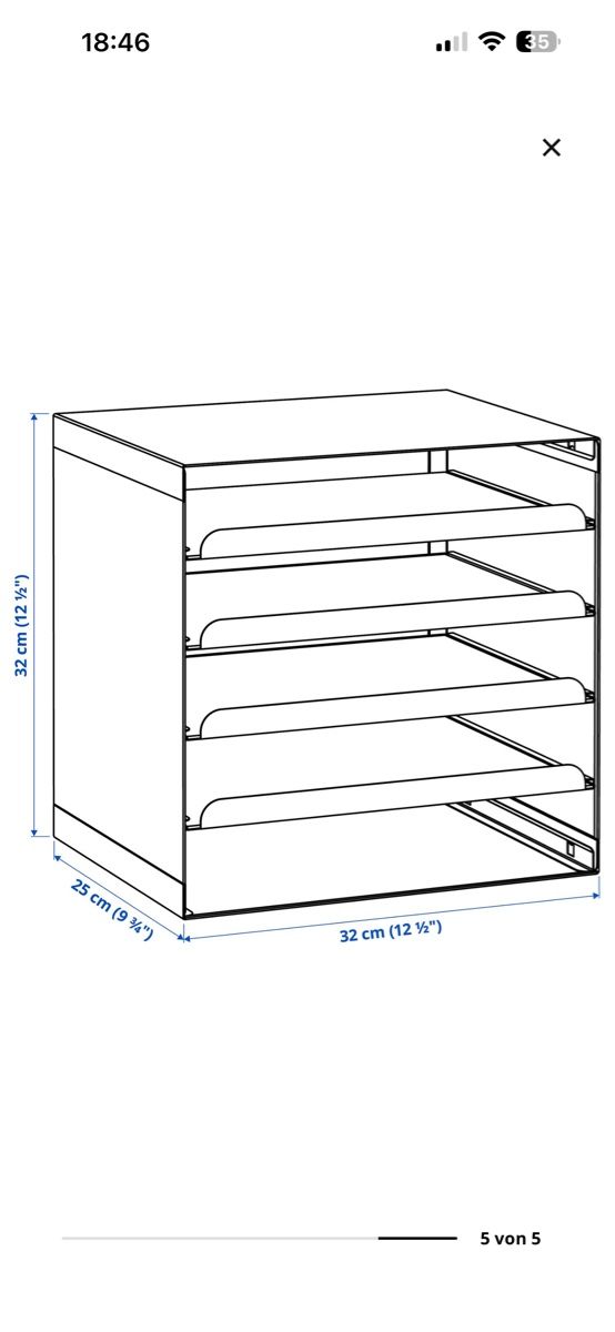 Ikea Scaffali: Briefablage / Dokumentenablage  – Usato da Kriens venduto da Trisanzz 3