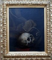 Antikes Gemälde memento mori