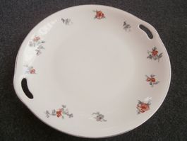 Porzellan Servierplatte Langenthal Suisse 38 "blumig"