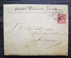 TR48 Enveloppe + Timbre Suisse 1892