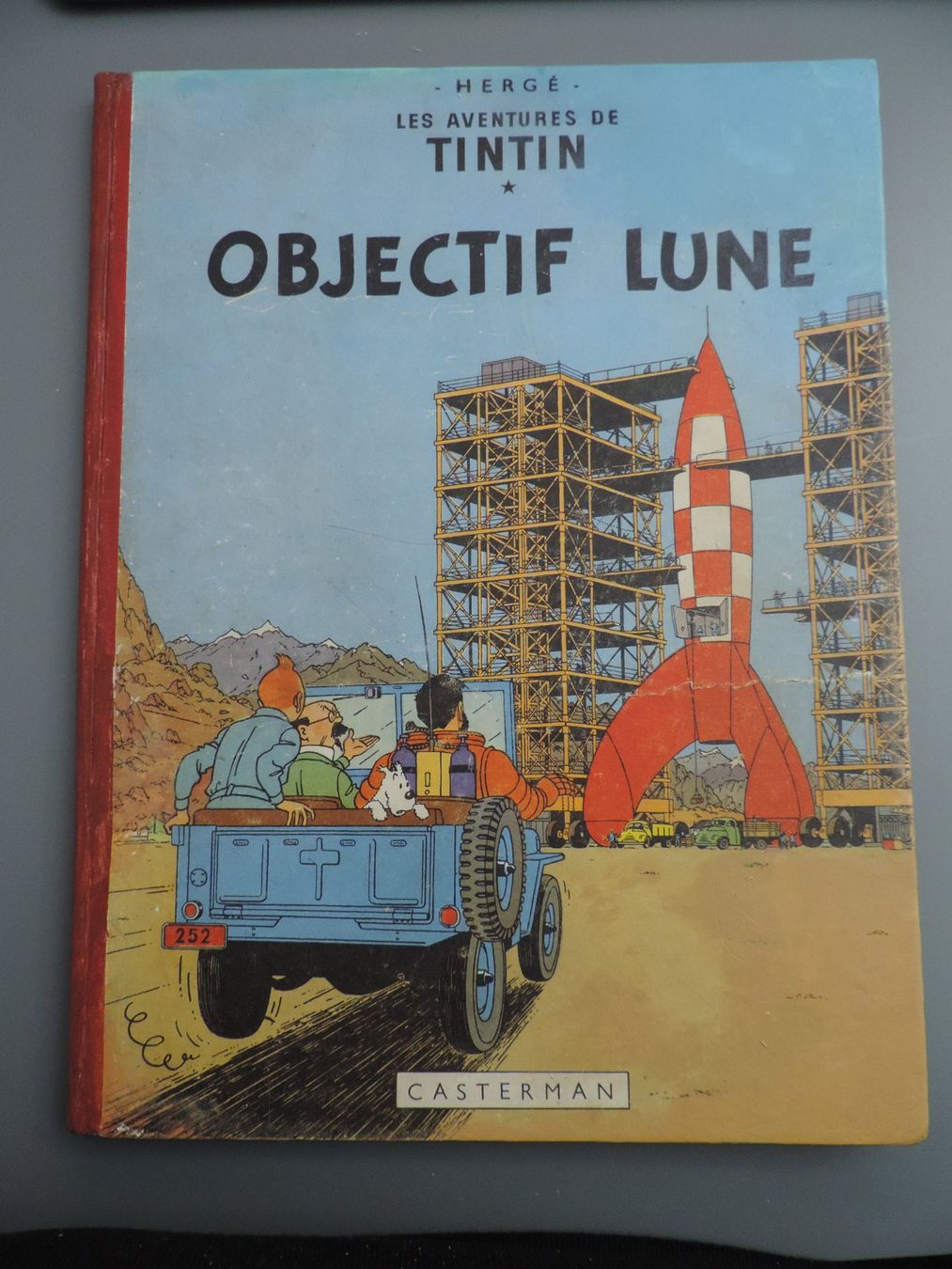 Fumetti: TINTIN  EO Belge 1953 Objectif Lune – Usato da Remetschwil venduto da shalpe