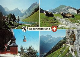 APPENZELLERLAND Luftseilbahn Wasserauen-Ebenalp, Aescher