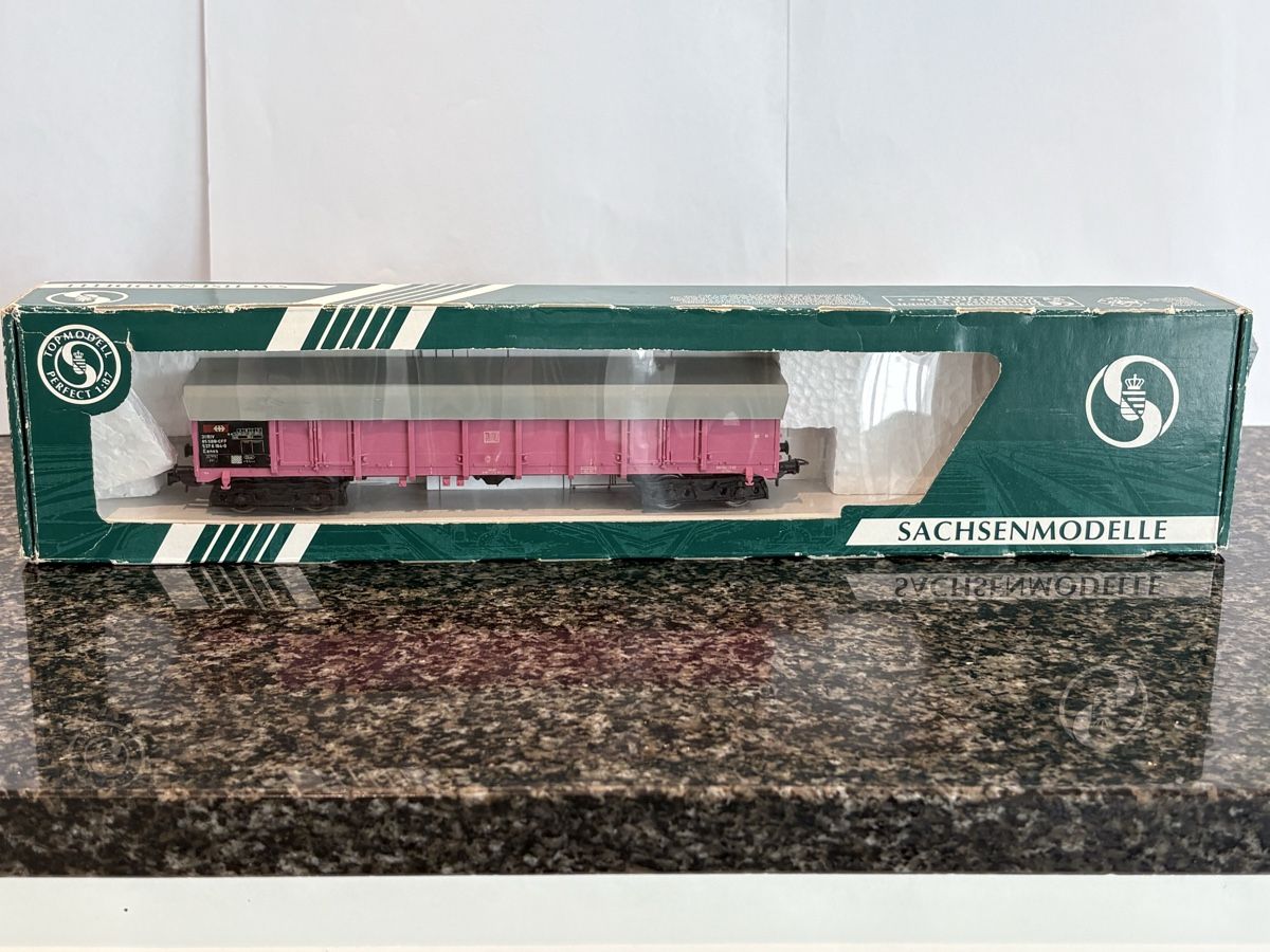 SBB/CFF/FFS Modellini di ferrovie: Sachsenmodell 16138 SBB Güterwagen mit Blache – Nuovo e nell'imballaggio originale da Zuzwil SG venduto da Zibu-3 4