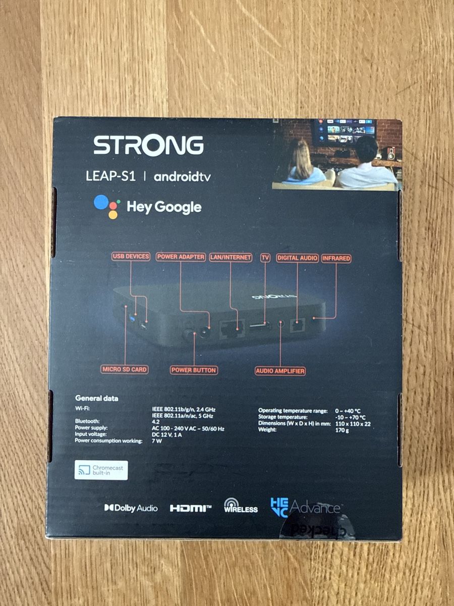 Multimediaplayer & Streamer: Android TV Box - Strong LEAP S-1 – Neu und originalverpackt aus Rorbas von D4NG1A 1