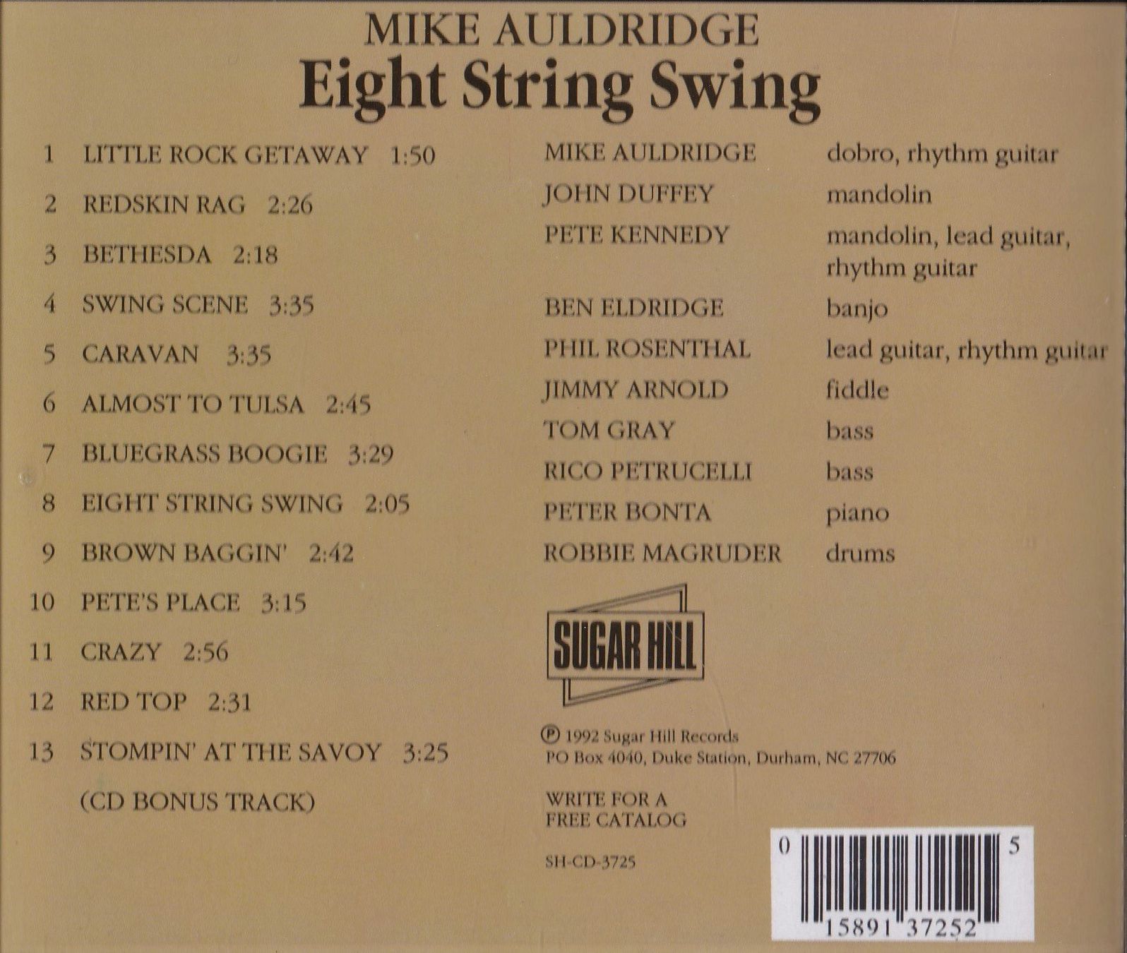 CD: CD - MIKE AULDRIDGE  Eight-String Swing – Nuovo (secondo la descrizione) da Morges venduto da evnocha3 1