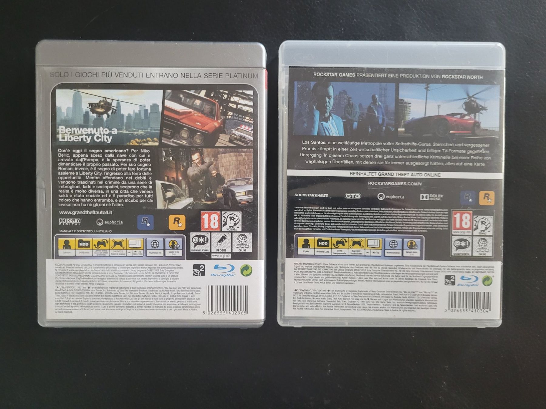 Giochi: Grand Theft Auto IV & V - PS3  - GTA 4 & 5 – Usato da Nürensdorf venduto da spartacus64 2