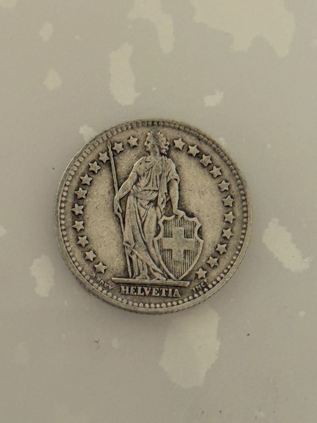 Tutti le monete: 1 Franken 1936  Rar – Usato da Wallisellen venduto da SWISS_SILVER1 1