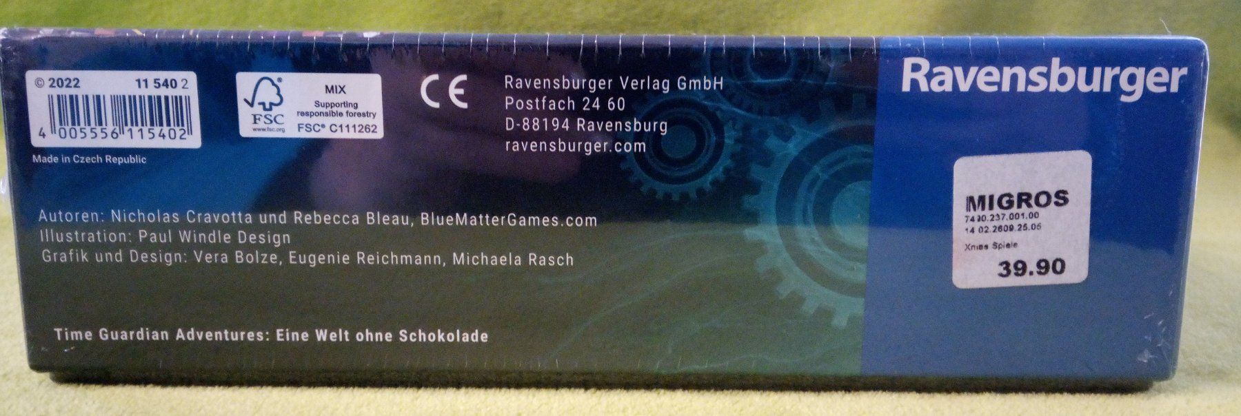 Ravensburger Puzzle: Ravensburger 3D Puzzle Abenteuer Time Guardian – Nuovo e nell'imballaggio originale da Werdenberg venduto da EXA-Secondhand 2