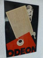 Antikes Blechschild Odeon Café 60x40cm, limitiert