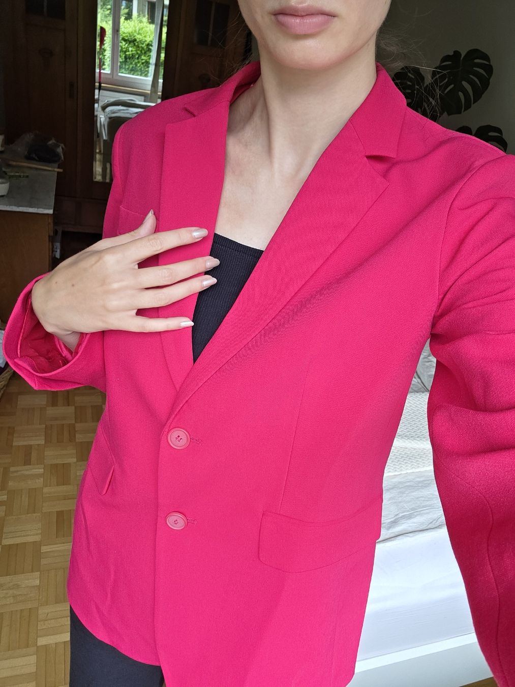 Zara Jacken: Hot pink blazer – Gebraucht aus Zürich von jul_l28v 2
