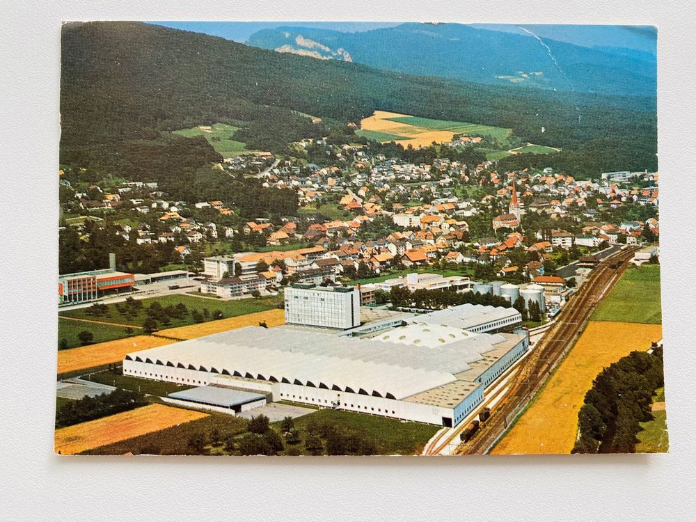 WANGEN bei Olten Flugaufnahme Ansichtskarte gelaufen Kaufen auf Ricardo