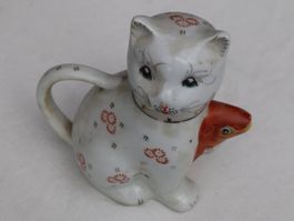 Chinesische Keramik Katze Teekanne Milchkanne #2