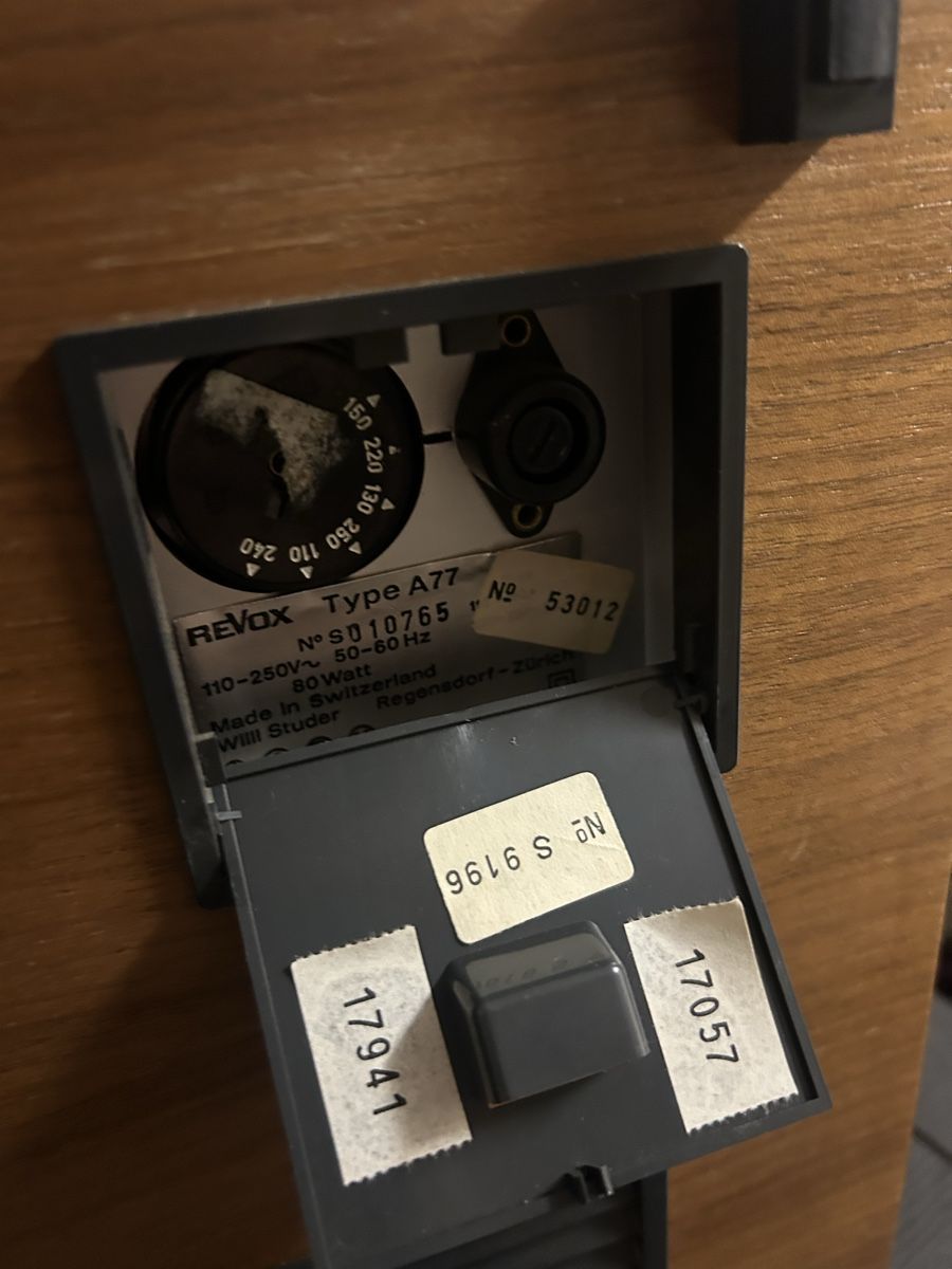 Revox Apparecchi a nastro: Revox Bandmaschine A77 – Difettoso da Rothrist venduto da Miri_sm6 5
