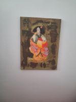 Original Acrylbild – Tänzerin in warmen Farben 
