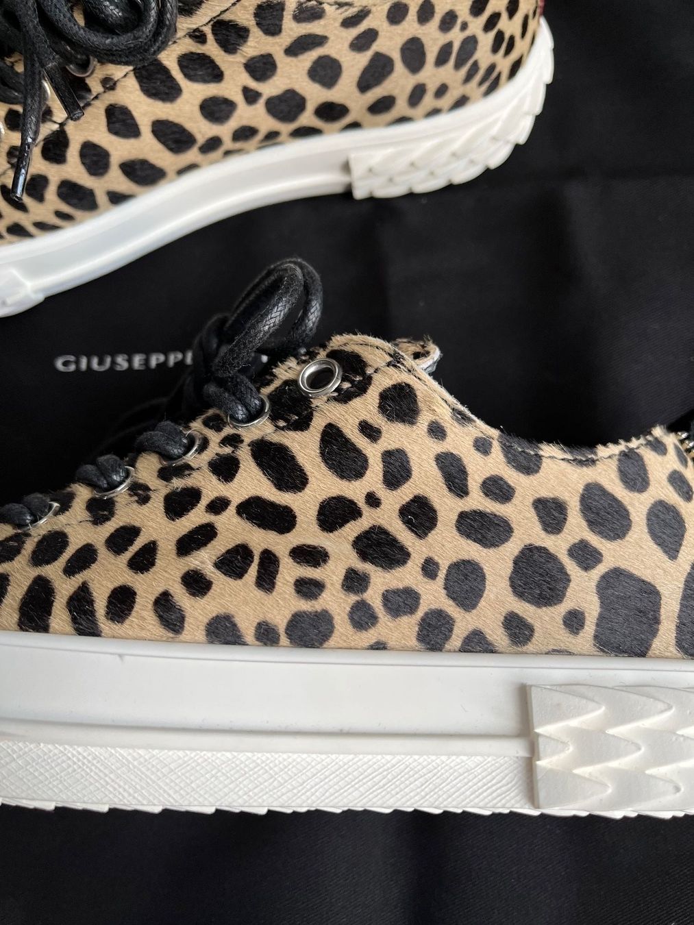 Zanotti Scarpe da donna: Giuseppe Zanotti Sneakers Gr. 38 Leopard Leder Schuhe – Nuovo e nell'imballaggio originale da Frenkendorf venduto da klourenco 3