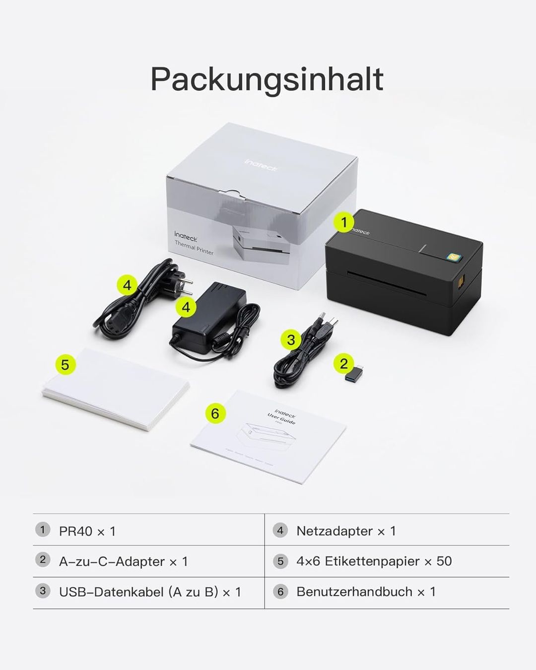 Stampanti: Thermo Etikettendrucker 4x6 Bluetooth Versand – Nuovo e nell'imballaggio originale da Suhr venduto da SchnapperCH 7