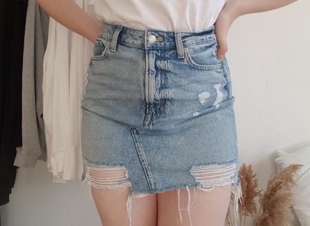 blauer Jeansrock Grösse 40