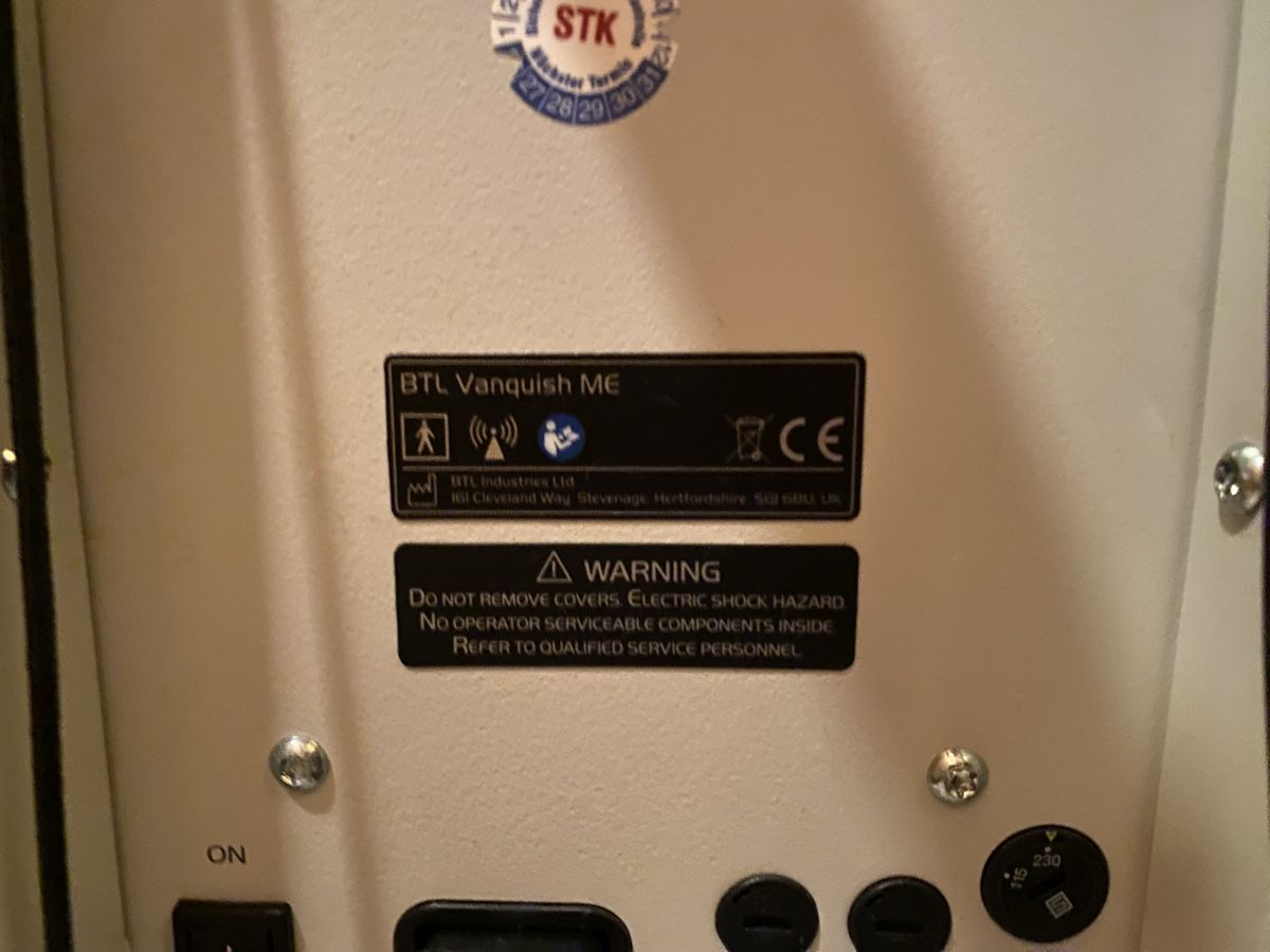 Attrezzature mediche: BTL Vanquish me – Usato da Sulgen venduto da y.bu 3