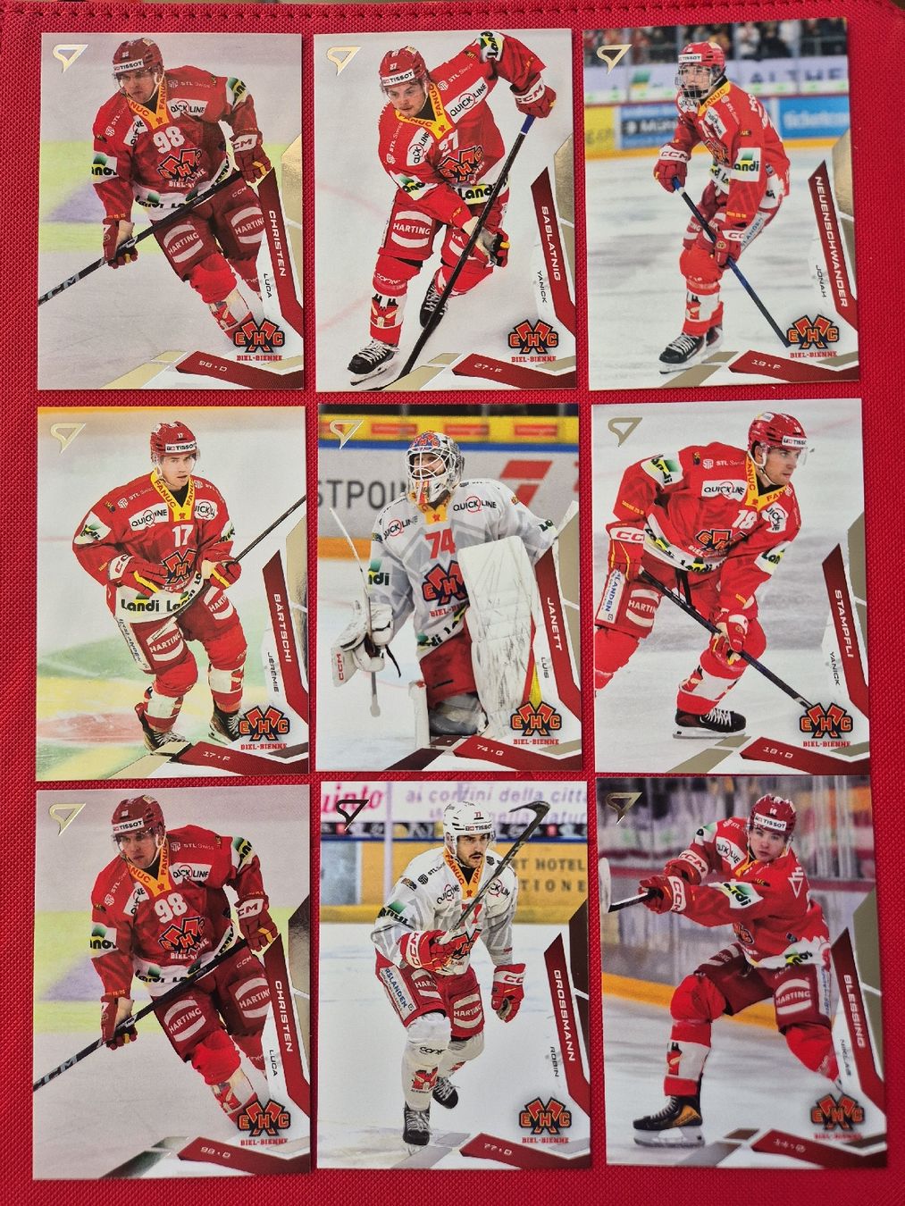 Sportzoo Carte collezionabili: Cartes de hockey EHC  Bienne. – Usato da Belfaux venduto da Kikbog 2