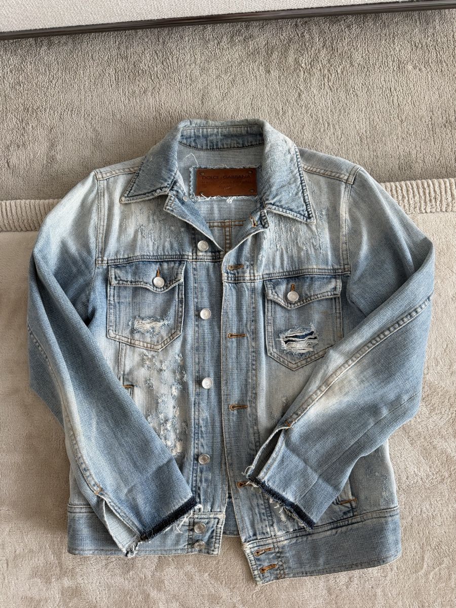 Dolce & Gabbana Giacche: Dolce & Gabbana Jeansjacke Grösse 46/S – Nuovo (secondo la descrizione) da Zug venduto da GillesAntibes