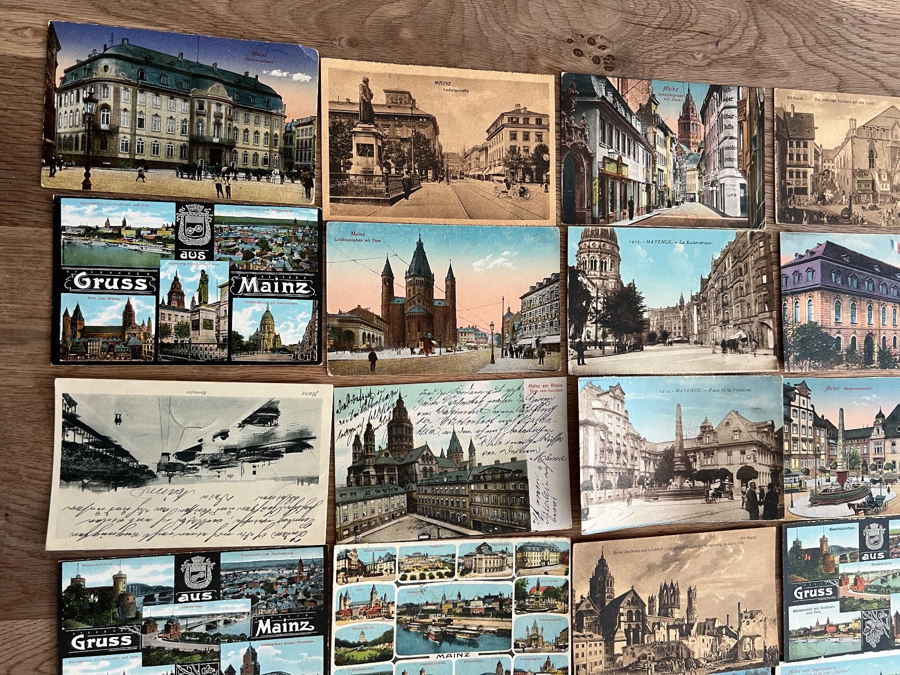 Cartoline postali: Sammlung Ansichtskarten Deutsches Reich - Mainz 2. Teil – Usato da Hermetschwil-Staffeln venduto da militaria-schweiz 1