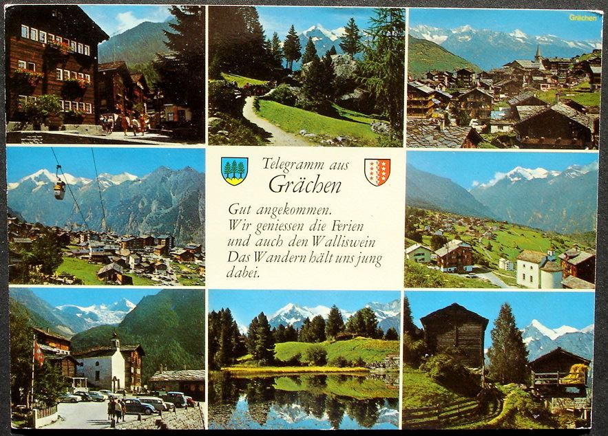 Cartes postales: GRÄCHEN – D'occasion à Jona par philajona