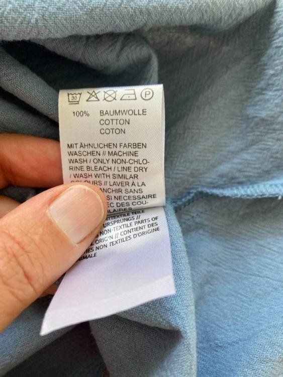 Kleider: Neues hellblauses Kleid aus Baumwolle von Moshkiki – Neu (gemäss Beschreibung) aus Brunnen von bahari02 2