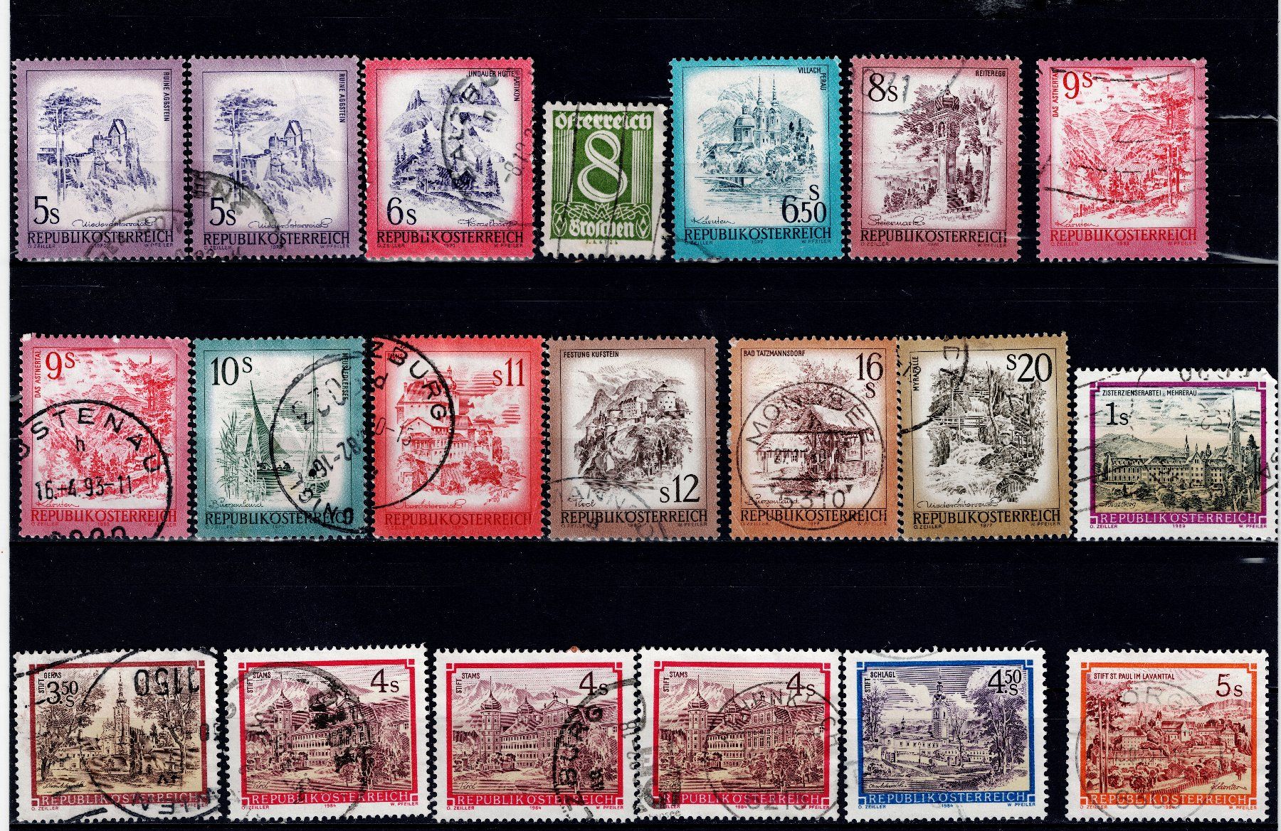 Tutti i francobolli: 123x Briefmarken österreich – Usato da Tenniken venduto da mik_6mxg 6