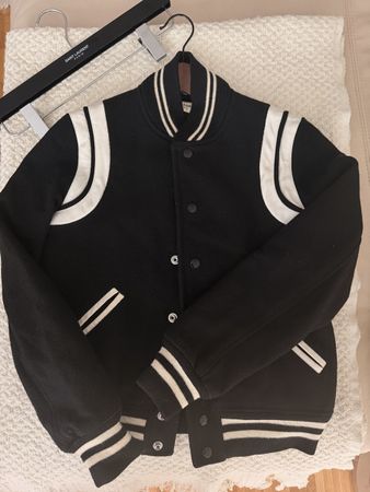 Saint Laurent Ikonisch& Unisex Bomber Jacke