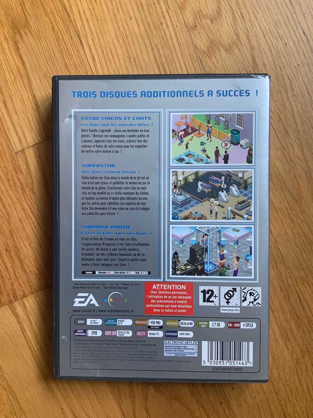 Giochi: Les Sims triple supplément (fr) – Usato da Volketswil venduto da markdenzler 1