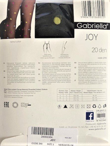 Calze & Collant: Strumpfhose Gabriella Joy – Nuovo e nell'imballaggio originale da Menziken venduto da chianti10 1